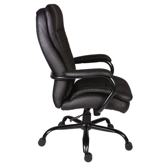 Penza Executive Office Chair In Black Bonded Leather_2