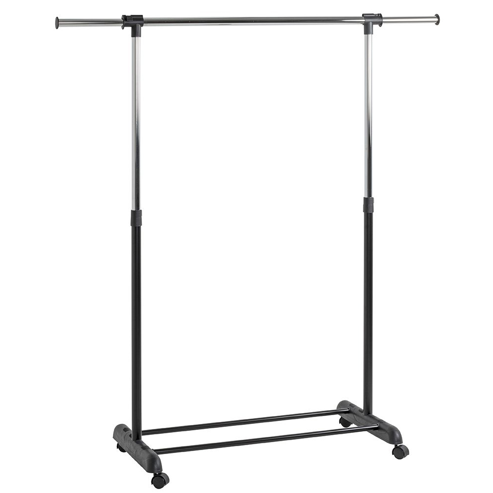 Peoria Metal Coat Stand In Chrome And Black
