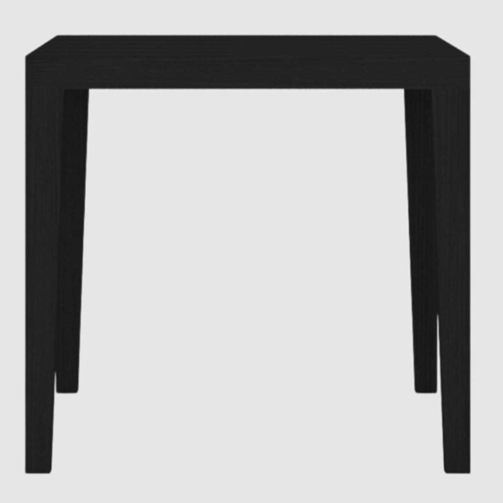 peoria wooden square dining table in wenge