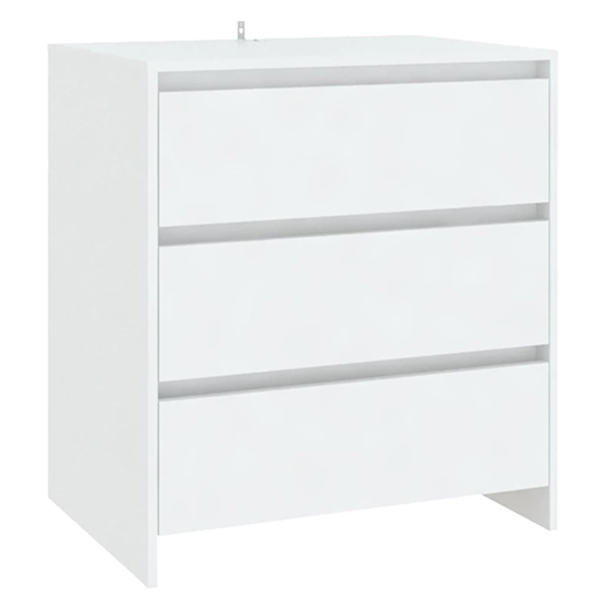 Pepa Wooden Sideboard With 2 Doors 3 Drawers In White