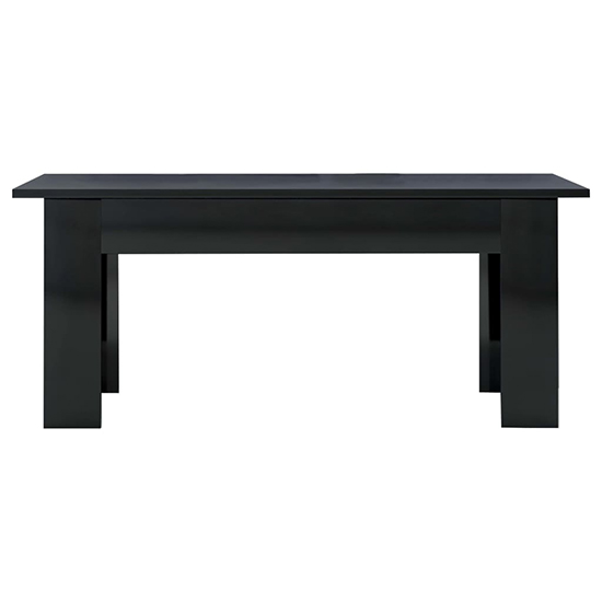 Perilla Rectangular High Gloss Coffee Table In Black_3