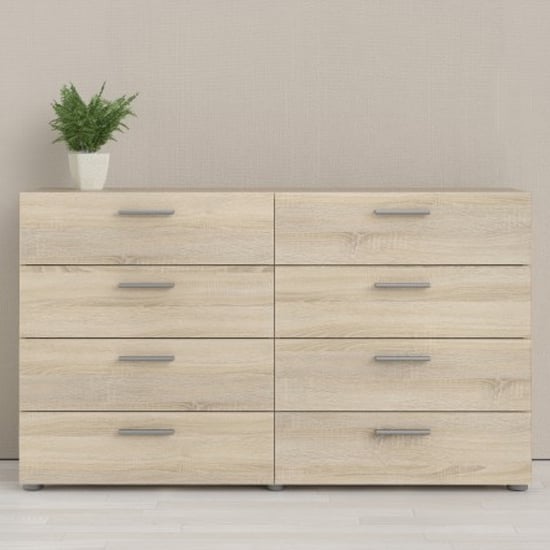Read more about Perkin wooden chest of 8 drawers in oak