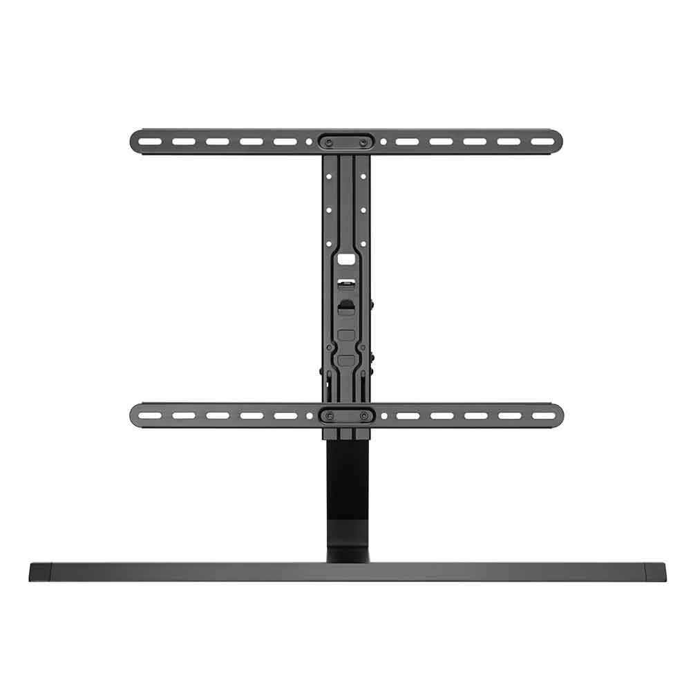 Perth 75'' Swivel Table Top Aluminium TV Stand - Black