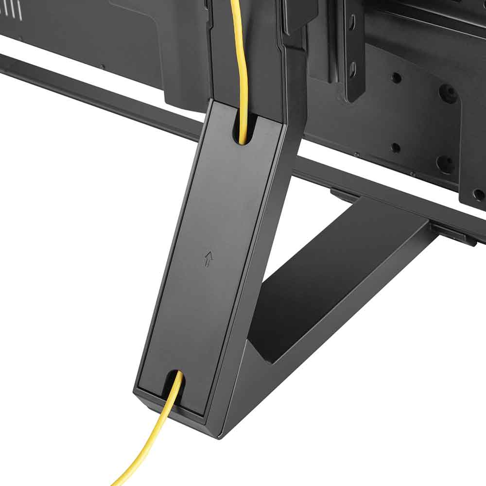 Perth 75'' Swivel Table Top Aluminium TV Stand - Black
