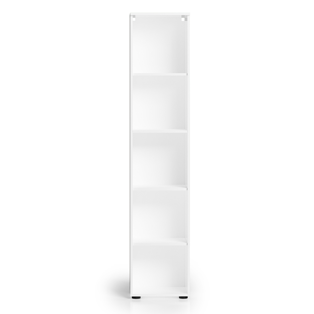 Pescara High Gloss Office Bookcase in White