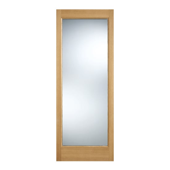 Read more about Petaluma 1981mm x 762mm external door with clear glass in oak