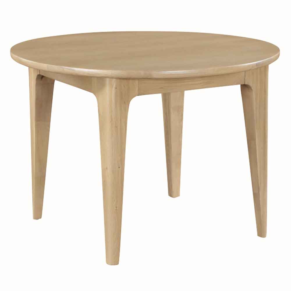 Petaluma Wooden Round Dining Table With 6 Chairs - Oak