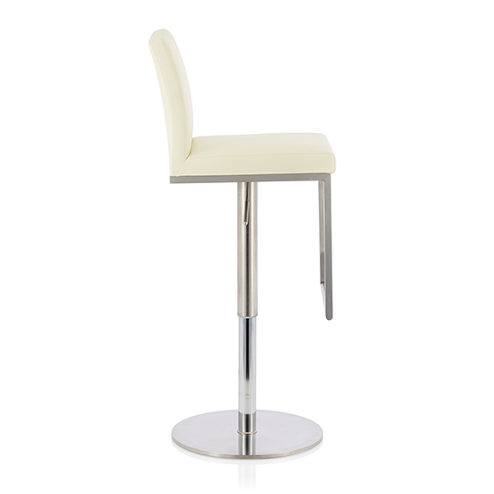 Petco Faux Leather Swivel Gas-Lift Bar Stool In Cream_2
