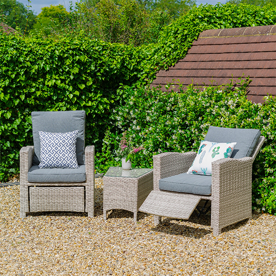 Pevant Outdoor Recliner Duo Companion Set In Fossil Grey_Discontinued