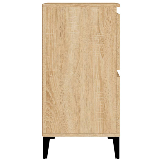 Peyton Wooden Sideboard With 12 Doors In Sonoma Oak