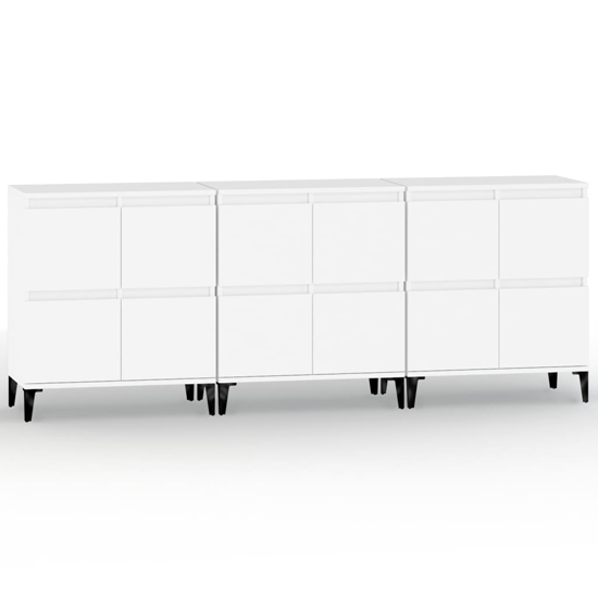 Peyton Wooden Sideboard With 12 Doors In White