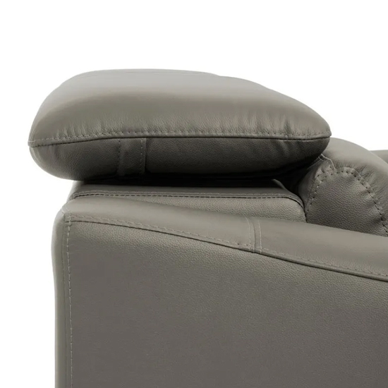 Phoenixville Faux Leather 2 Seater Sofa In Grey Furniture in Fashion