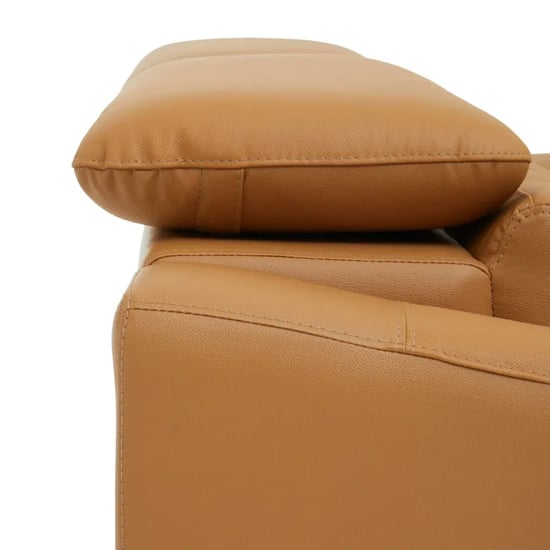 Phoenixville Faux Leather 3 Seater Sofa In Camel_7