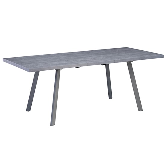 Pekato Extending Dining Table With 6 Huskon Grey Chairs_2