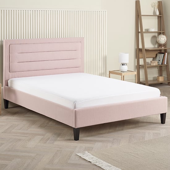 Product photograph of Picasso Fabric Single Bed In Pink from Furniture in Fashion