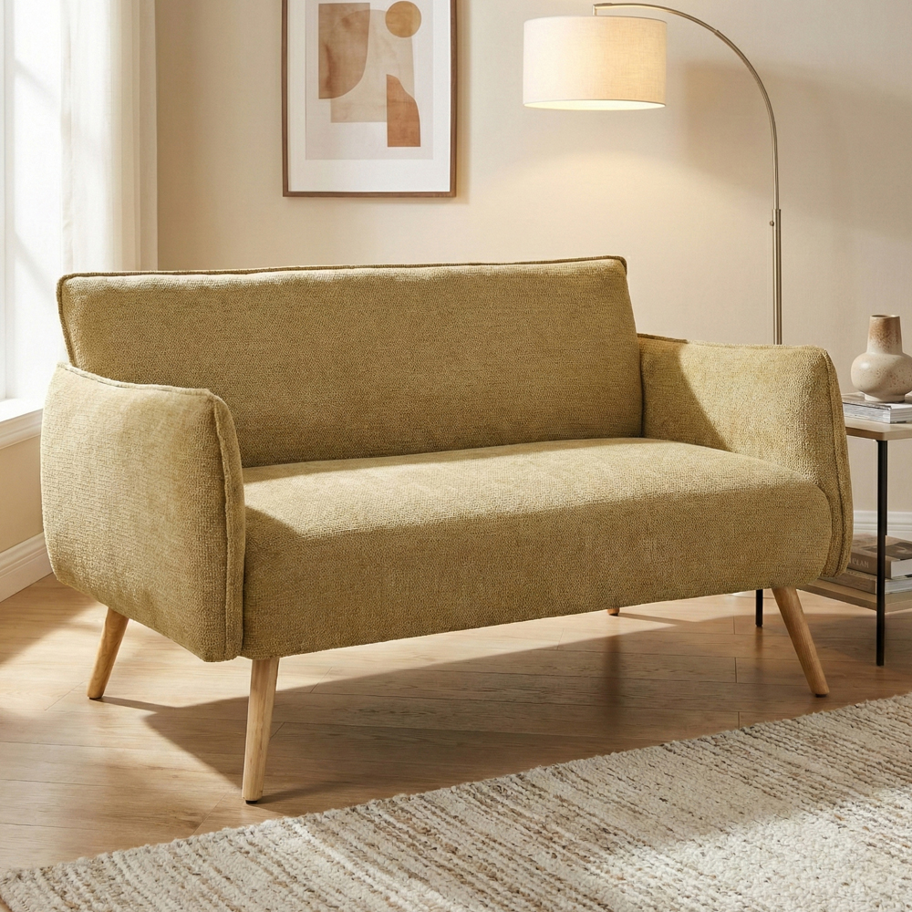 Picton Fabric 2+1+1 Seater Sofa in Olive Green