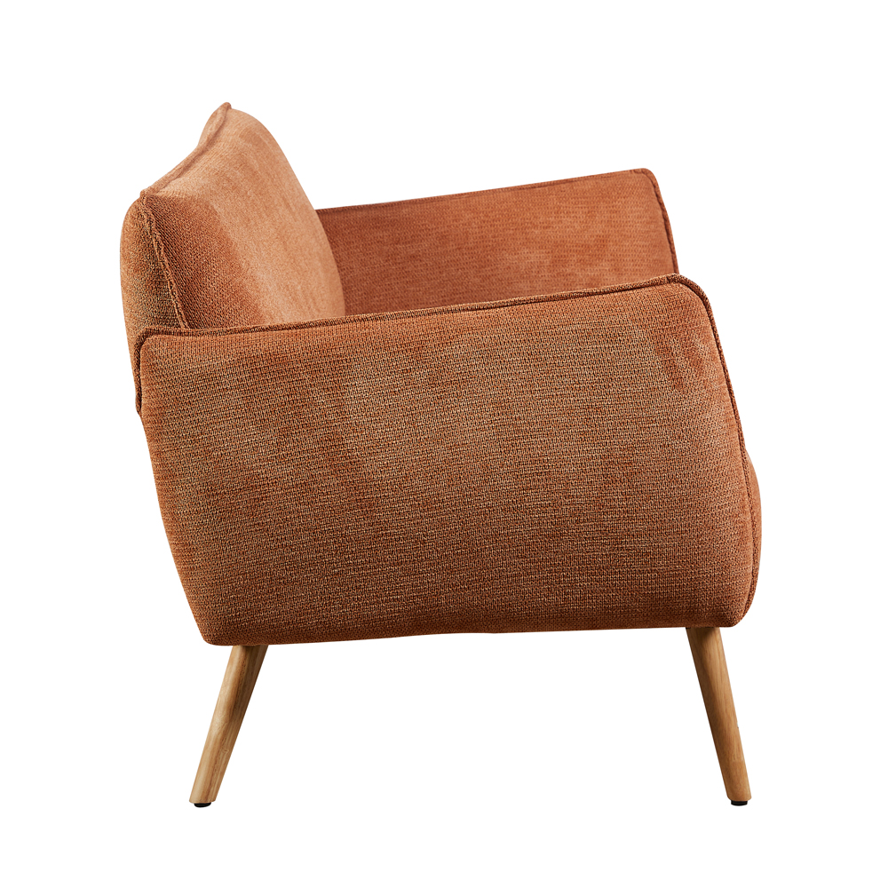 Picton Fabric 2+1+1 Seater Sofa in Rust