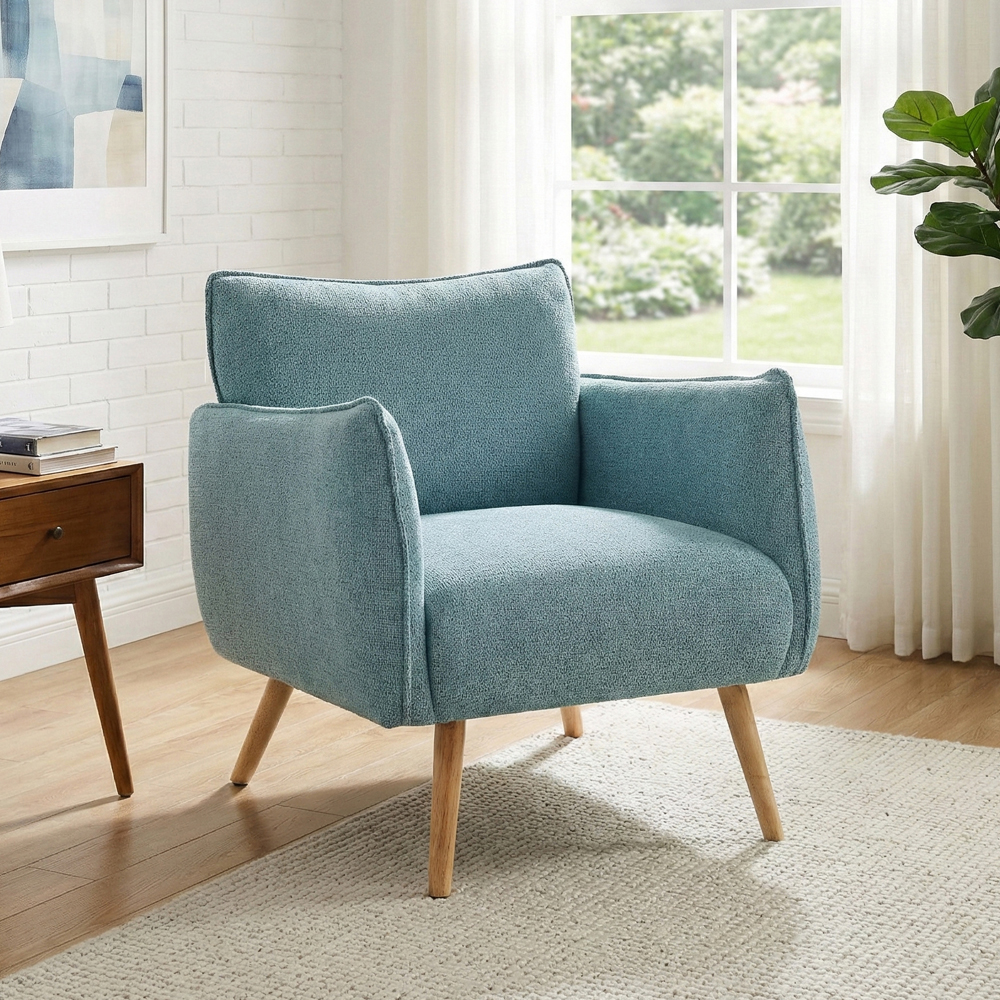 Picton Fabric 2+1+1 Seater Sofa in Teal