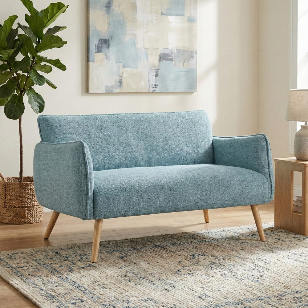 Picton Fabric 2+1+1 Seater Sofa in Teal