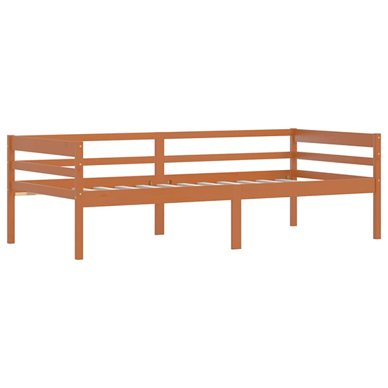 Piera Pine Wood Single Day Bed In Honey Brown_3