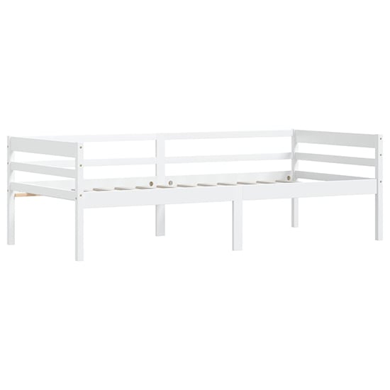Piera Pine Wood Single Day Bed In White_3