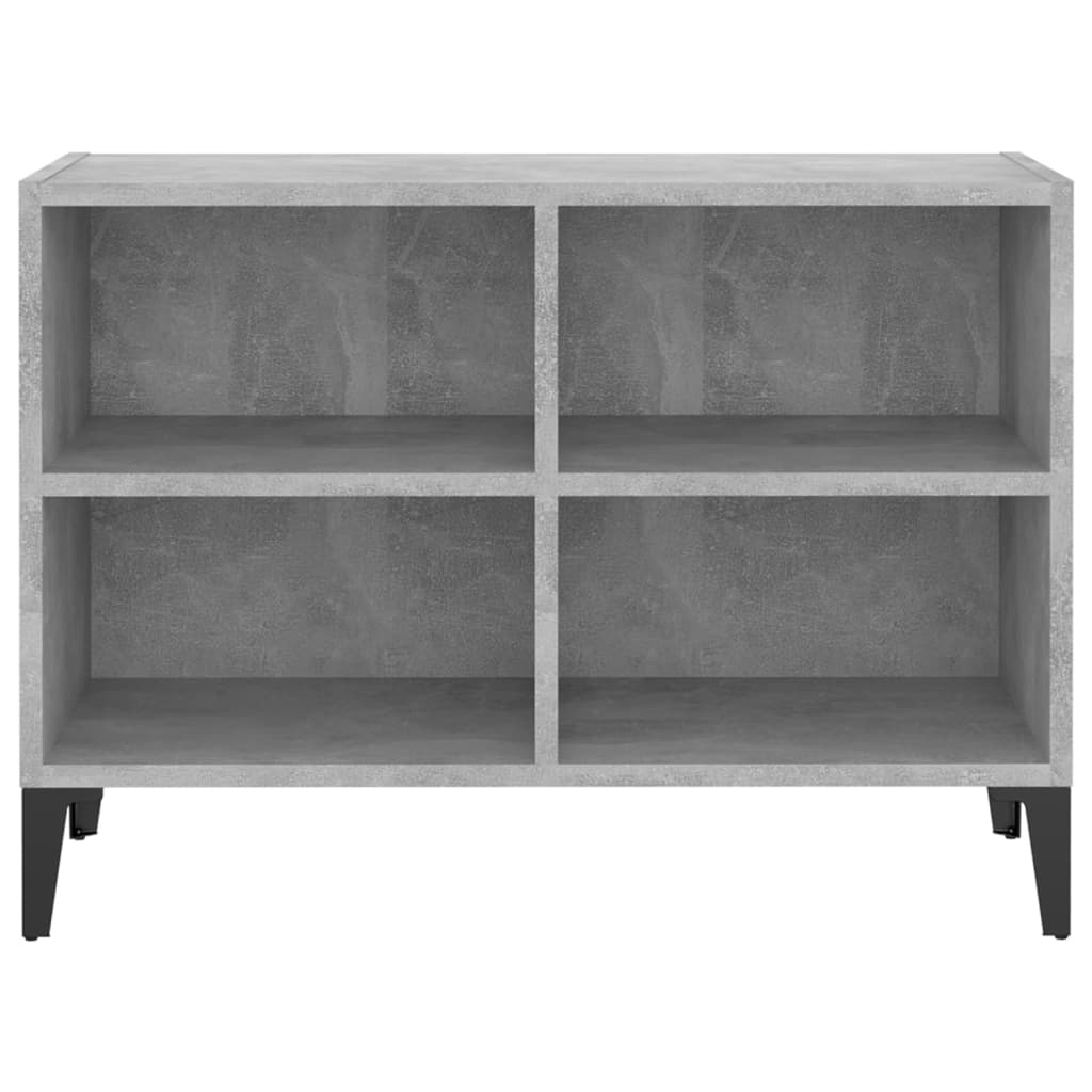 Pilvi Wooden TV Stand In Concrete Effect With Metal Legs