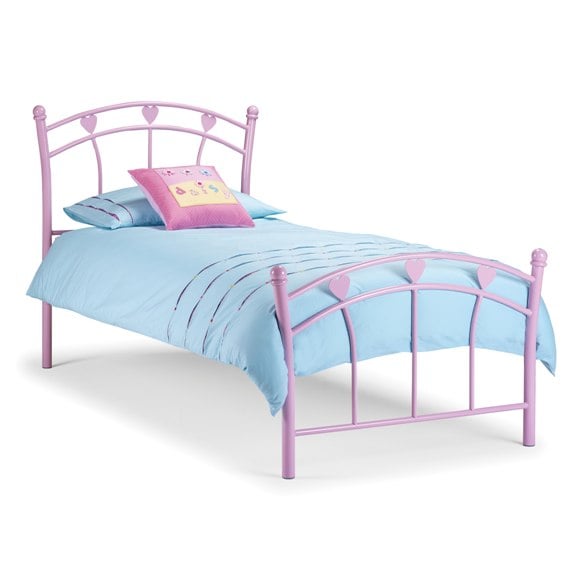 pink metal kids bed - Tips On Choosing Bedroom Furniture For Girls