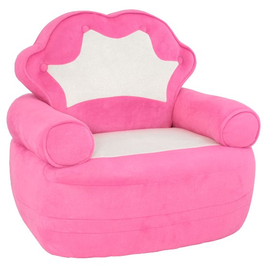 pink white childrens chair fu121 - How to Choose Children’s Novelty Chairs