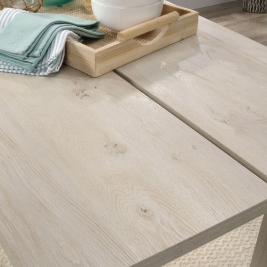 Pinon Counter Height Computer Desk In Chalked Chestnut Furniture in