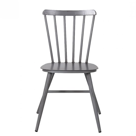 Read more about Piper outdoor aluminium vintage side chair in grey