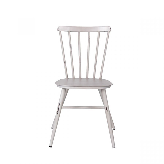 Read more about Piper outdoor aluminium vintage side chair in white