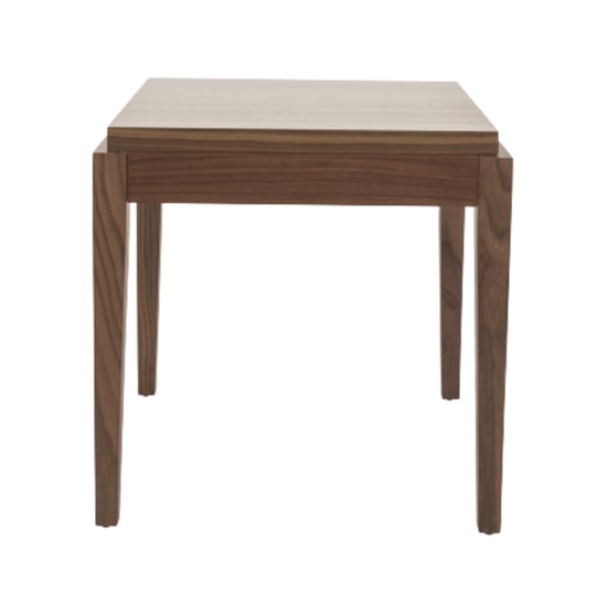 Product photograph of Piper Wooden Lamp Table Square In Walnut from Furniture in Fashion