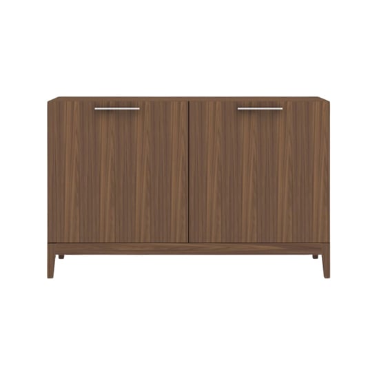 Product photograph of Piper Wooden Sideboard 2 Doors In Walnut from Furniture in Fashion