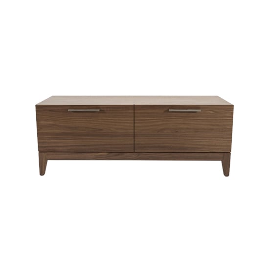 Piper Wooden TV Stand 2 Drawers In Walnut