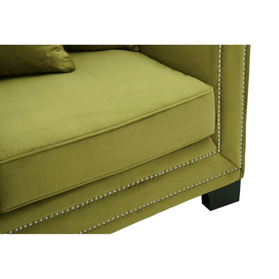 Pipirima 2 Seater Velvet Sofa In Green_4