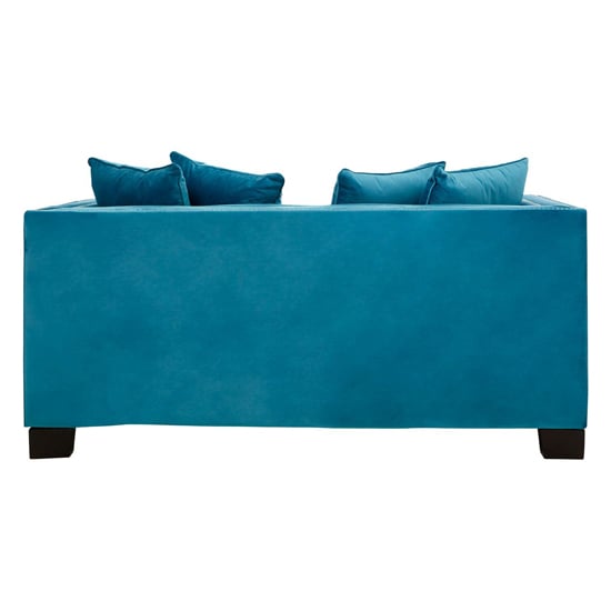 Pipirima Upholstered Velvet 2 Seater Sofa In Cyan Blue_4