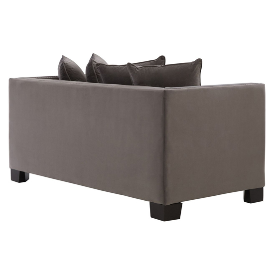 Pipirima Upholstered Velvet 2 Seater Sofa In Cyan Brown_4