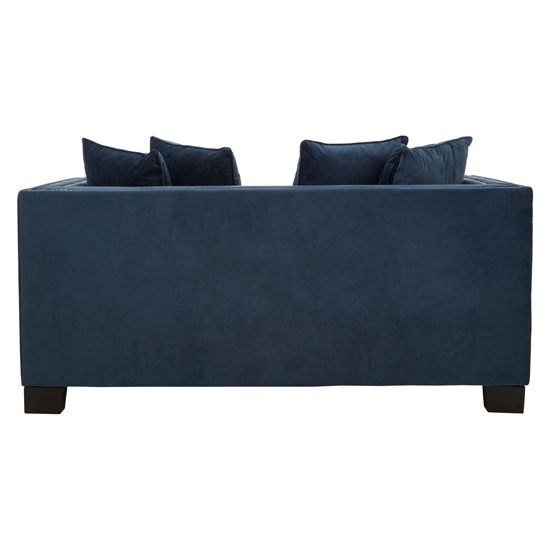 Pipirima Upholstered Velvet 2 Seater Sofa In Midnight Blue_4