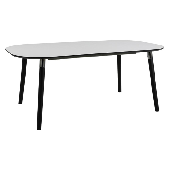 Pawling Rectanuglar Wooden Dining Table In White