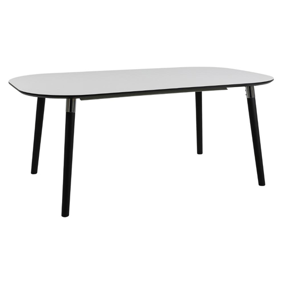 Read more about Pawling rectanuglar wooden dining table in white