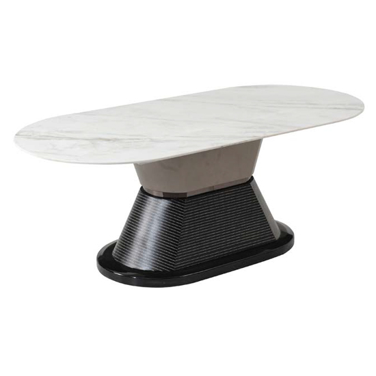 Read more about Piran sintered stone coffee table in white