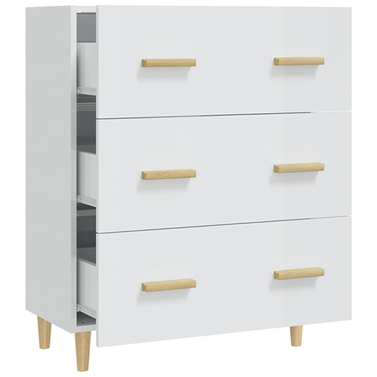 Pirro High Gloss Chest Of 3 Drawers In White_5