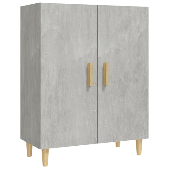 Pirro Wooden Sideboard With 2 Doors In Concrete Effect