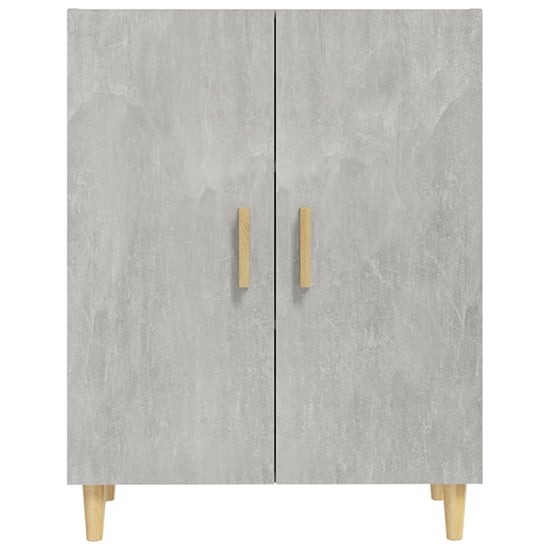 Pirro Wooden Sideboard With 2 Doors In Concrete Effect_4