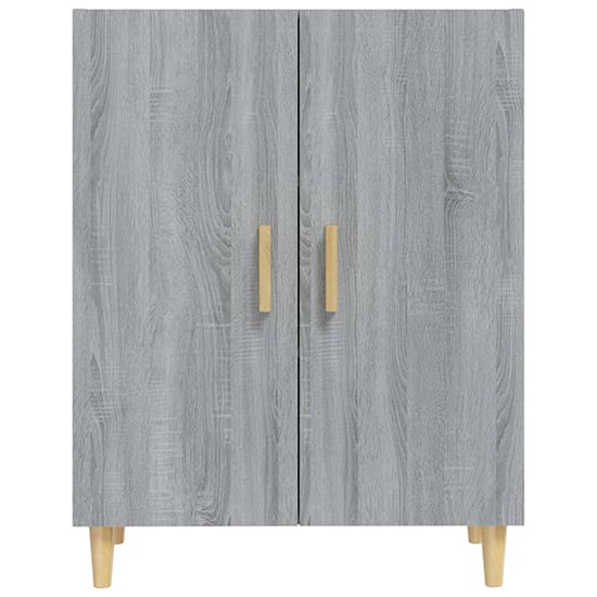 Pirro Wooden Sideboard With 2 Doors In Grey Sonoma Oak_4