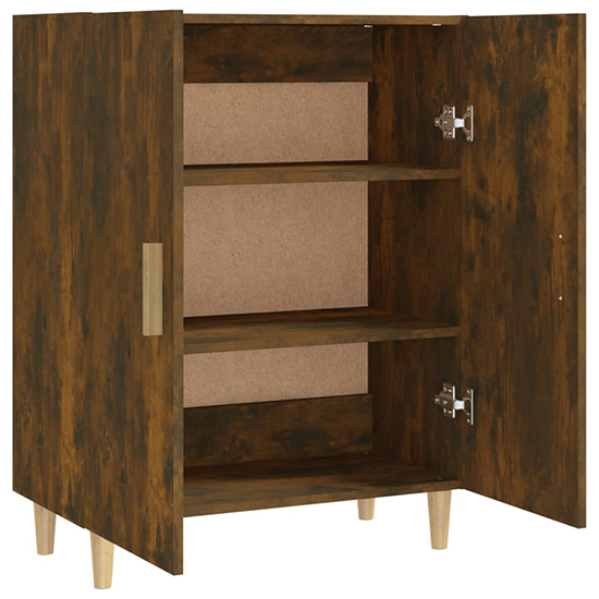 Pirro Wooden Sideboard With 2 Doors In Smoked Oak_5