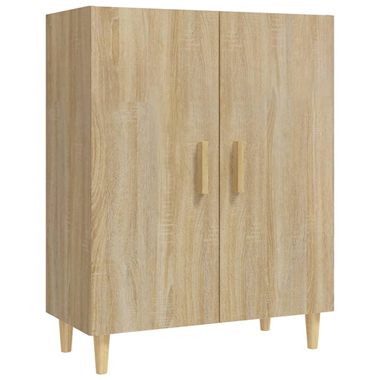 Pirro Wooden Sideboard With 2 Doors In Sonoma Oak