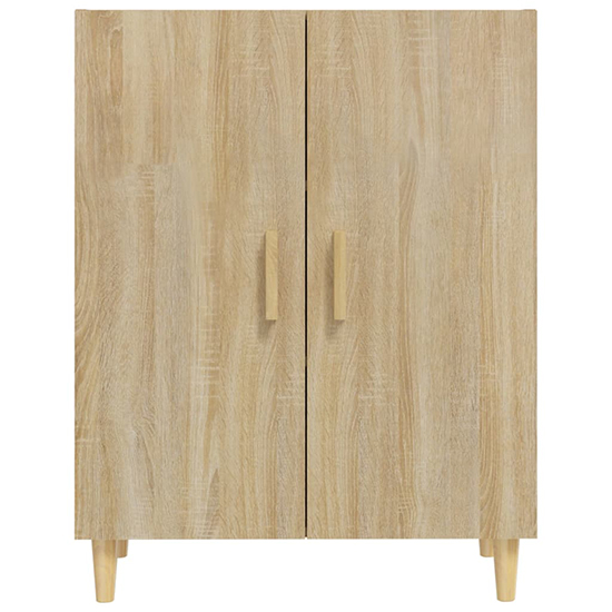 Pirro Wooden Sideboard With 2 Doors In Sonoma Oak_4
