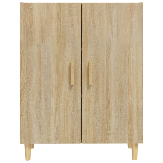 Pirro Wooden Sideboard With 2 Doors In Sonoma Oak