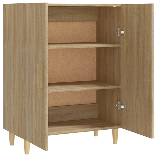 Pirro Wooden Sideboard With 2 Doors In Sonoma Oak